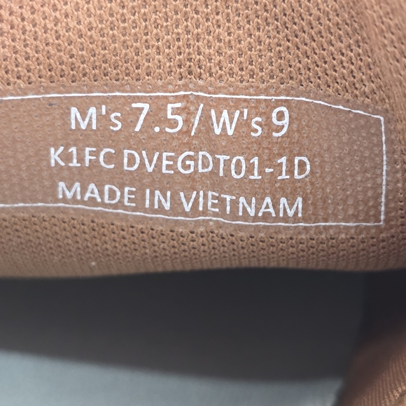 Kizik Unisex Vegas Brown Leather Casual Walking Sneakers Shoes Size 7.5 M/ 9 W - Picture 11 of 11